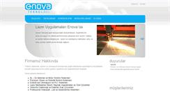 Desktop Screenshot of enovateknoloji.com