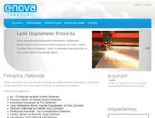 Tablet Screenshot of enovateknoloji.com